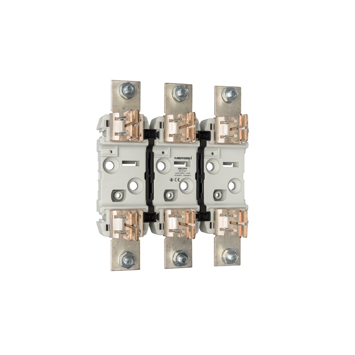 Mersen Fuse Holder - Up to 400A Rated - Size 2 - Screw Connection - Screw Mounting