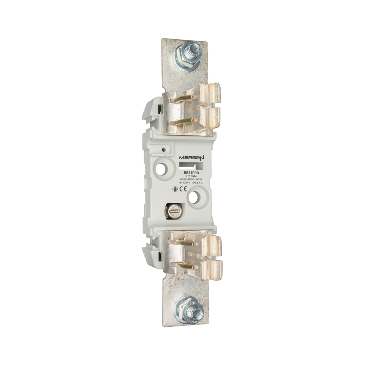 Mersen Fuse Holder - Up to 630A Rated - Size 3 - Screw Connection - DIN rail Mounting